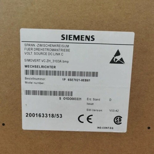 6se7021 8eb61 nuovo sigillato - 6se7021-8eb61,