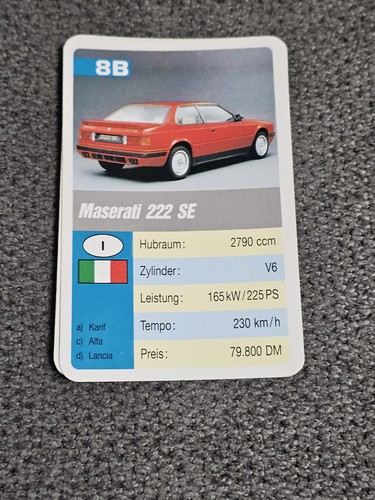 Maserati 222 scheda - -,