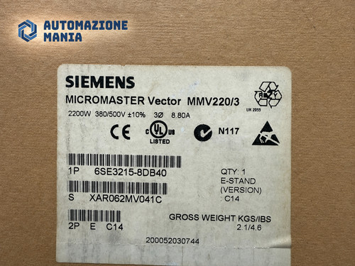 Siemens 6se3215 8db40 - siemens, 6se3215-8db40
